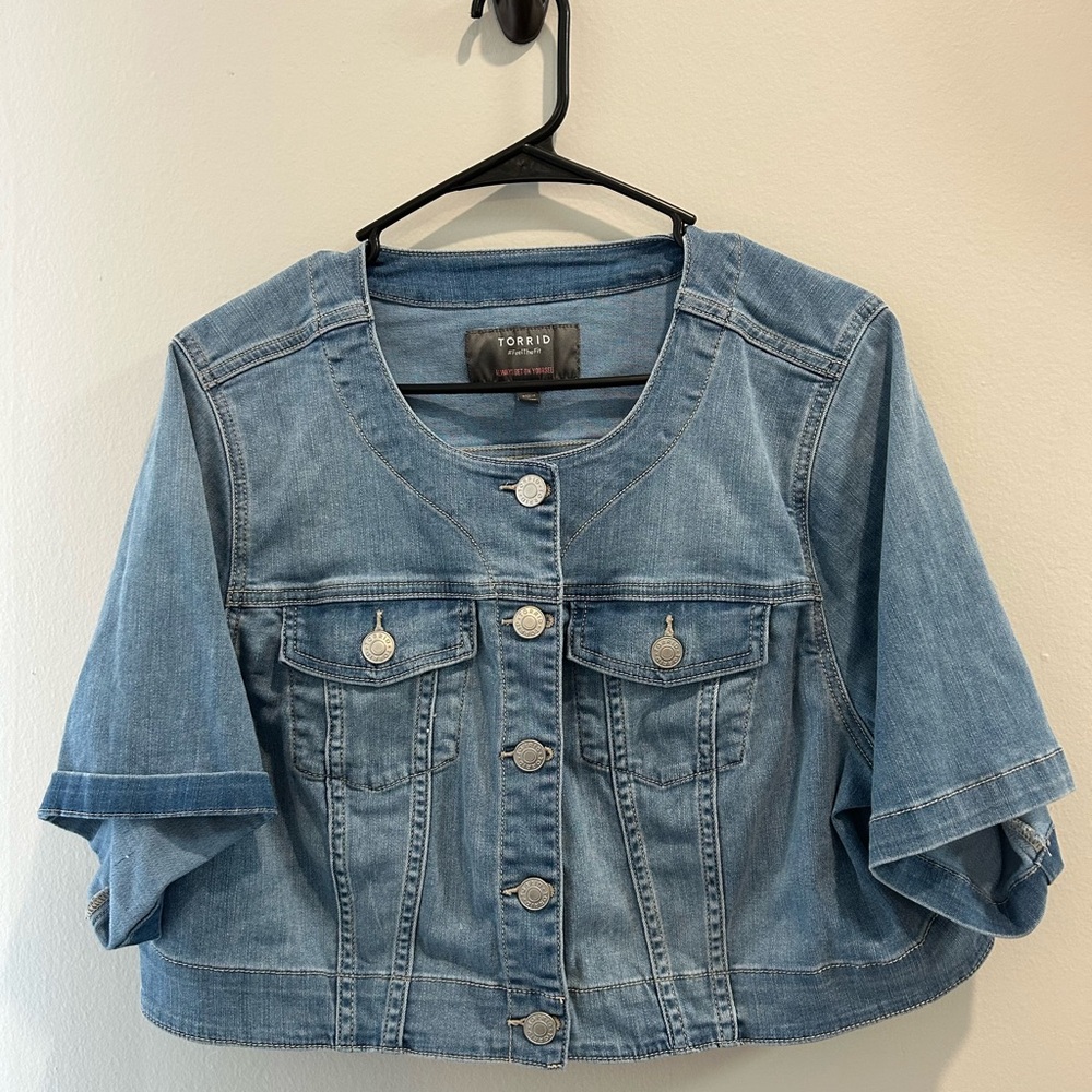 Torrid Light Blue Denim Jacket